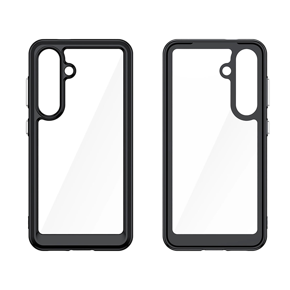 Udendørs rumkasse med gelramme til Samsung Galaxy S25 - sort