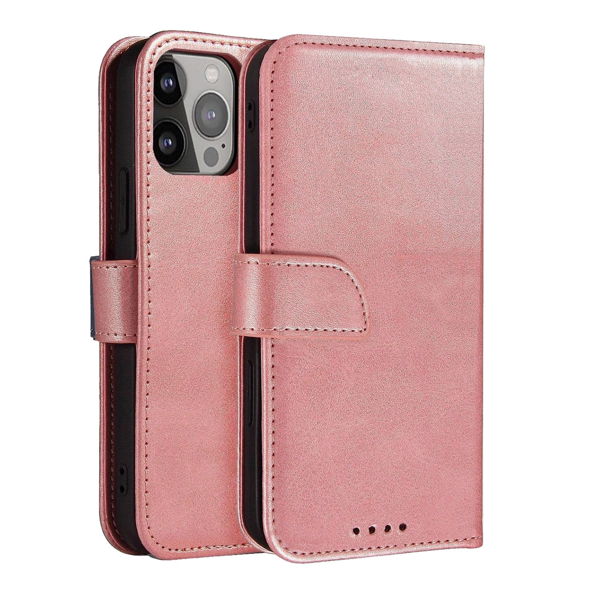 Magnetfoder med flip til Samsung Galaxy S25+ - Pink