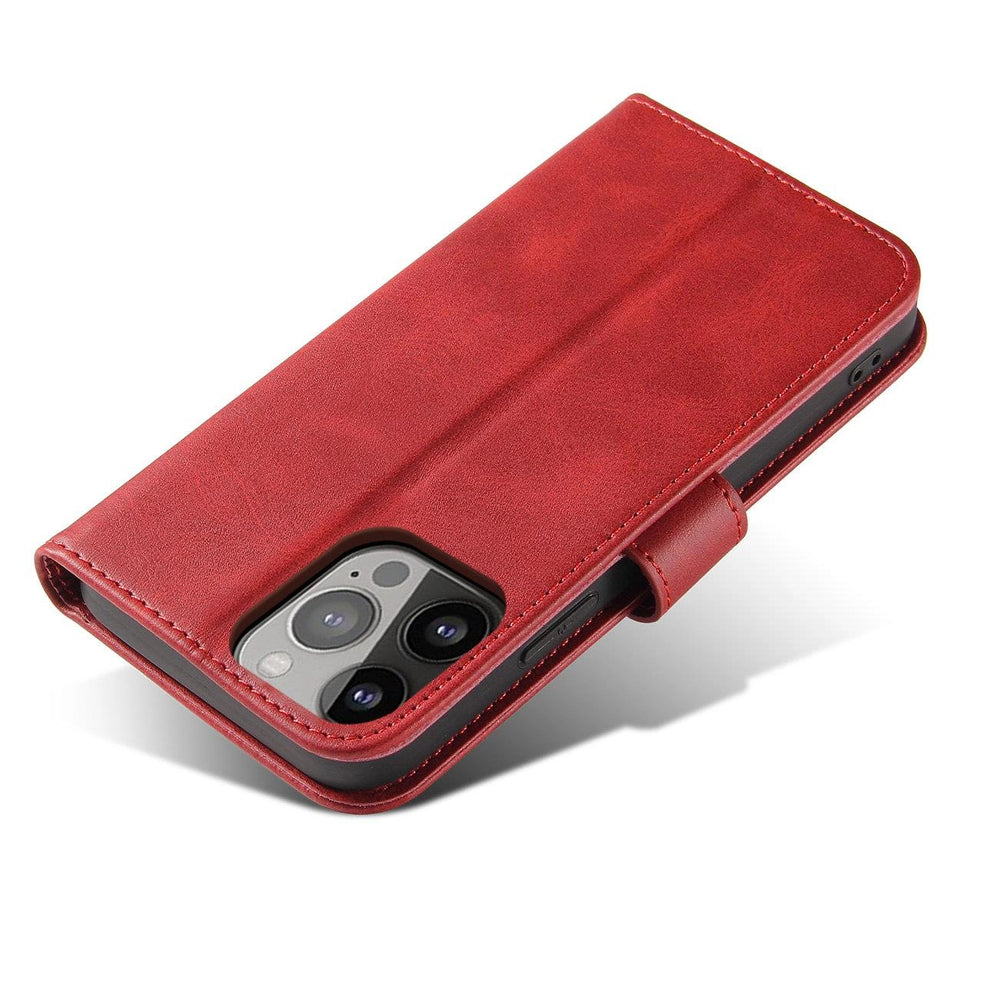 Magnetfoder med flip til Samsung Galaxy S25+ - Rød