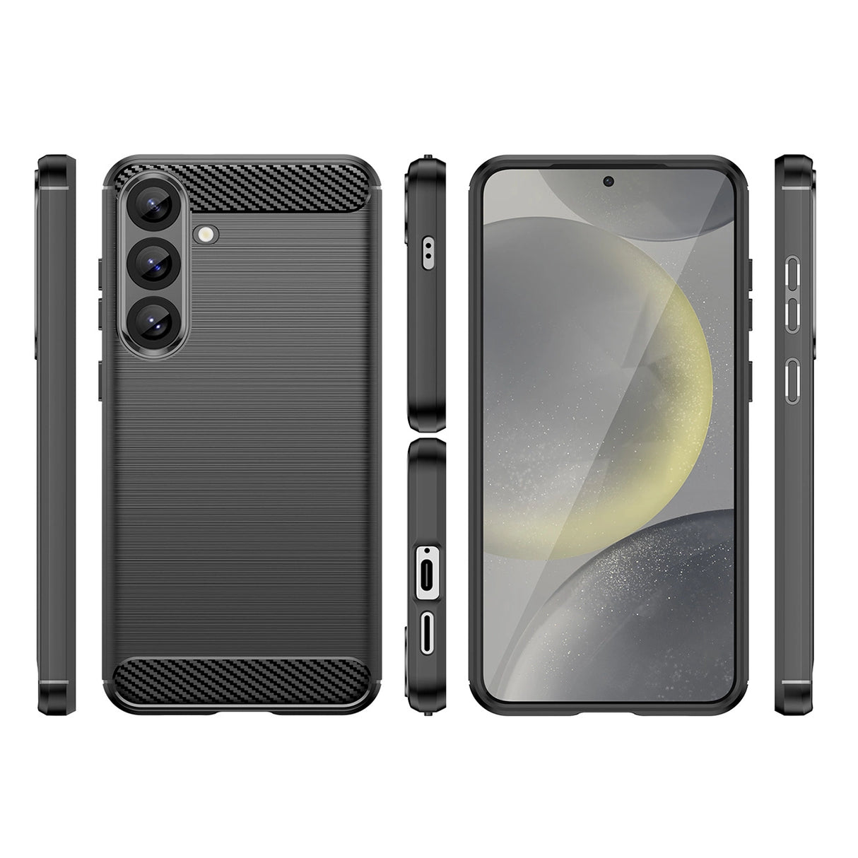 Carbon Case for Samsung Galaxy S25+ - Black