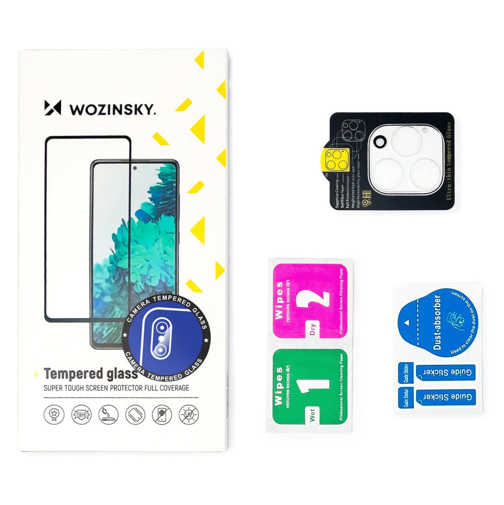 Wozinsky Full Camera Glass 9H hærdet glas til hele kameraet Samsung Galaxy A56 / A36