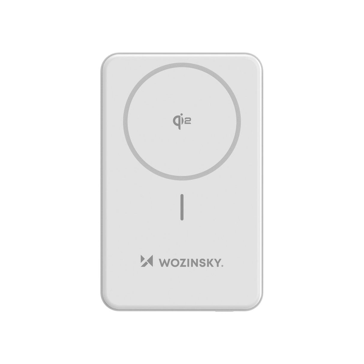 Powerbank Wozinsky WLWP-10KA0Y3WS 22.5W PD Qi2 10000 mAh, med stand, 1x USB-A, 1x USB-C - hvid