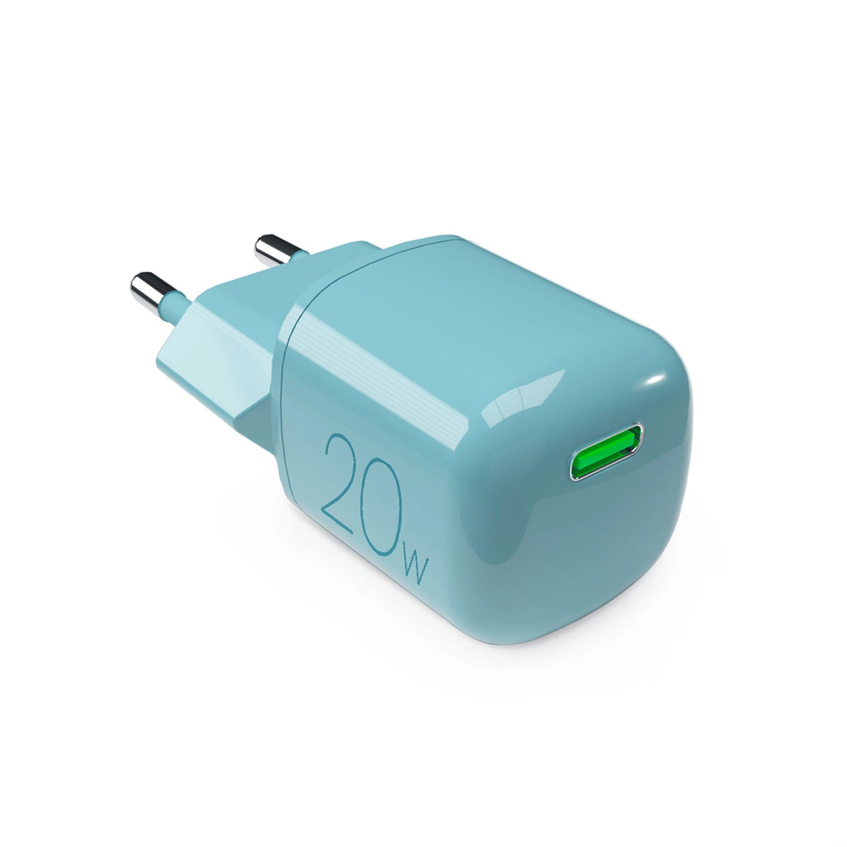 Puro 20W GaN USB-C Wall Charger - Grøn