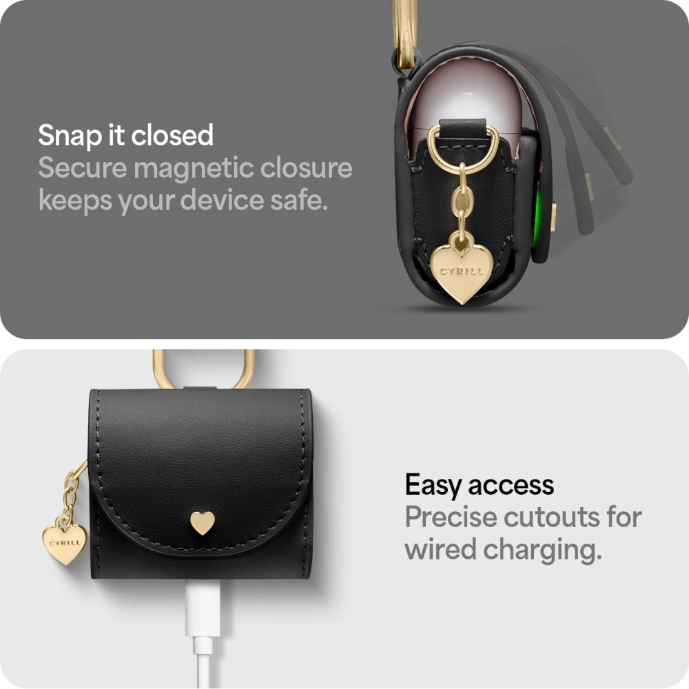 Spigen Cyrill Mini Bag til AirPods 4 - sort