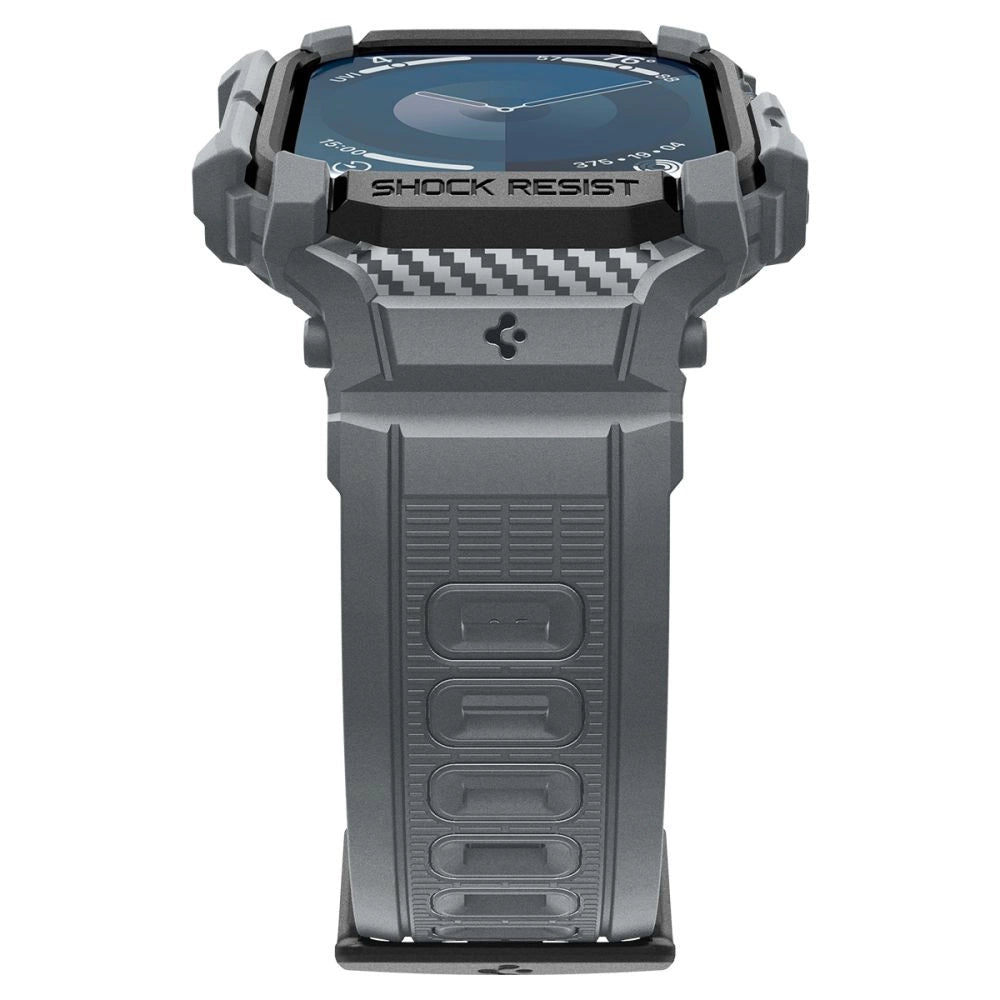 Spigen Rugged Armor Case til Apple Watch 10 46mm - Grå