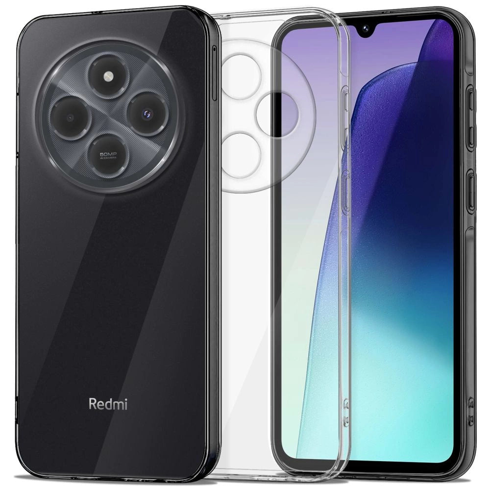 Tech-Protect FlexAir+-kasse til Xiaomi Redmi 14C / Poco C75 - gennemsigtig