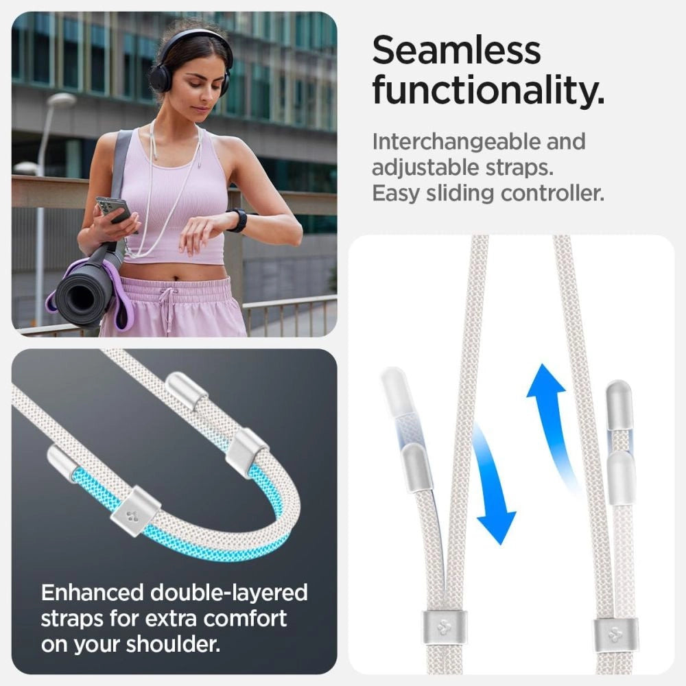 Spigen Universal Set Lanyard og Pendant - Hvid