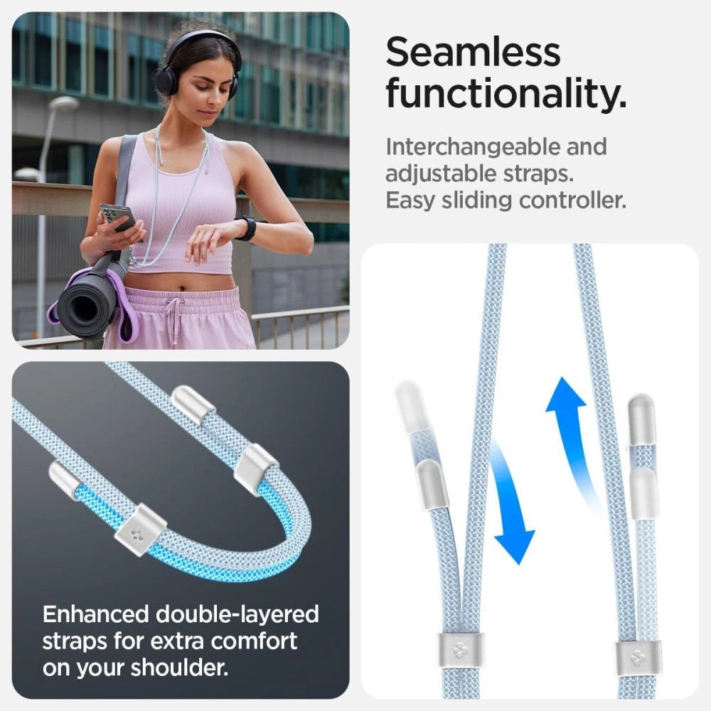 Spigen Universal Set Lanyard og Pendant - Blå