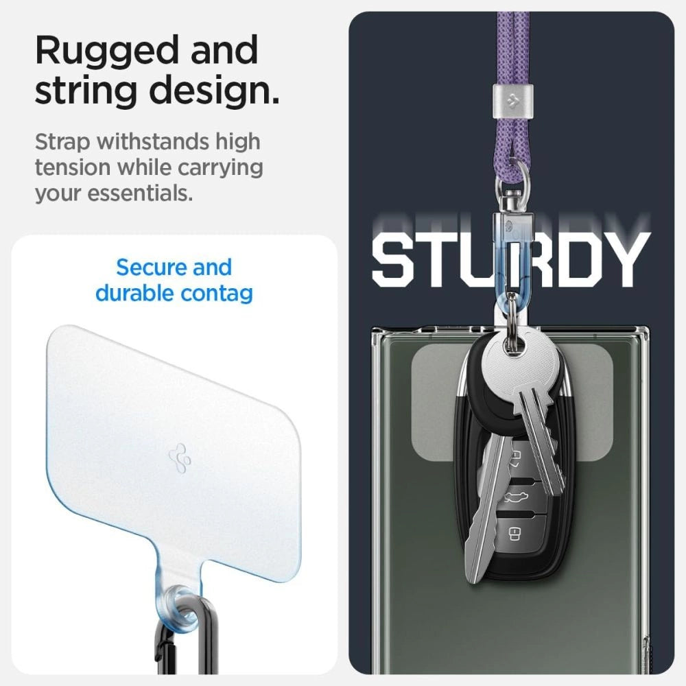 Spigen Universal Set Lanyard og Pendant - Lila