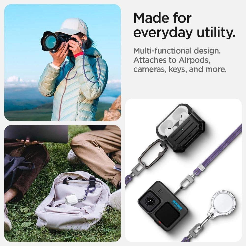 Spigen Universal Set Lanyard og Pendant - Lila
