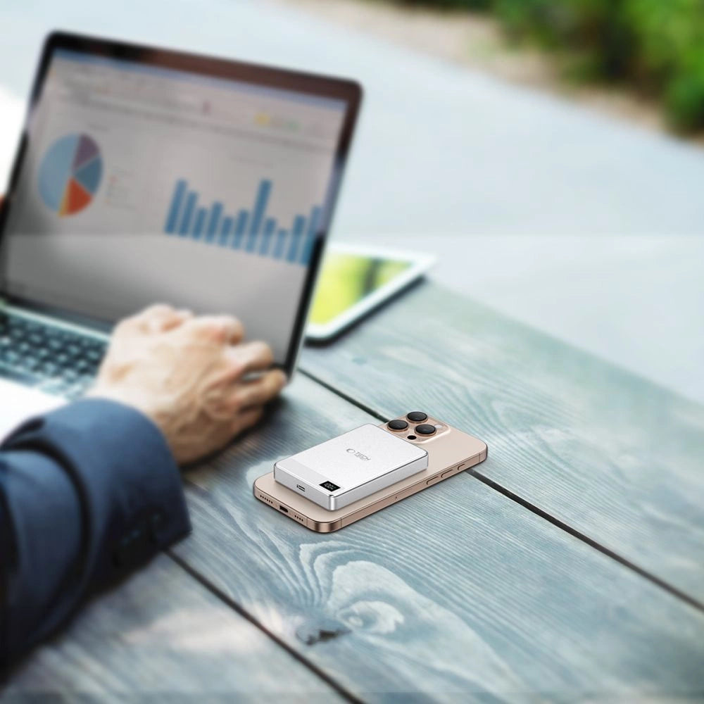 Powerbank Tech-Protect PB33 LifeMag MagSafe 5000mAH - sølv