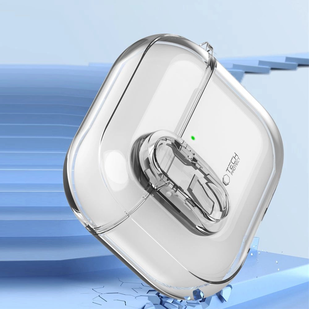 Tech-Protect Slim Hook Case for AirPods 4 - Clear