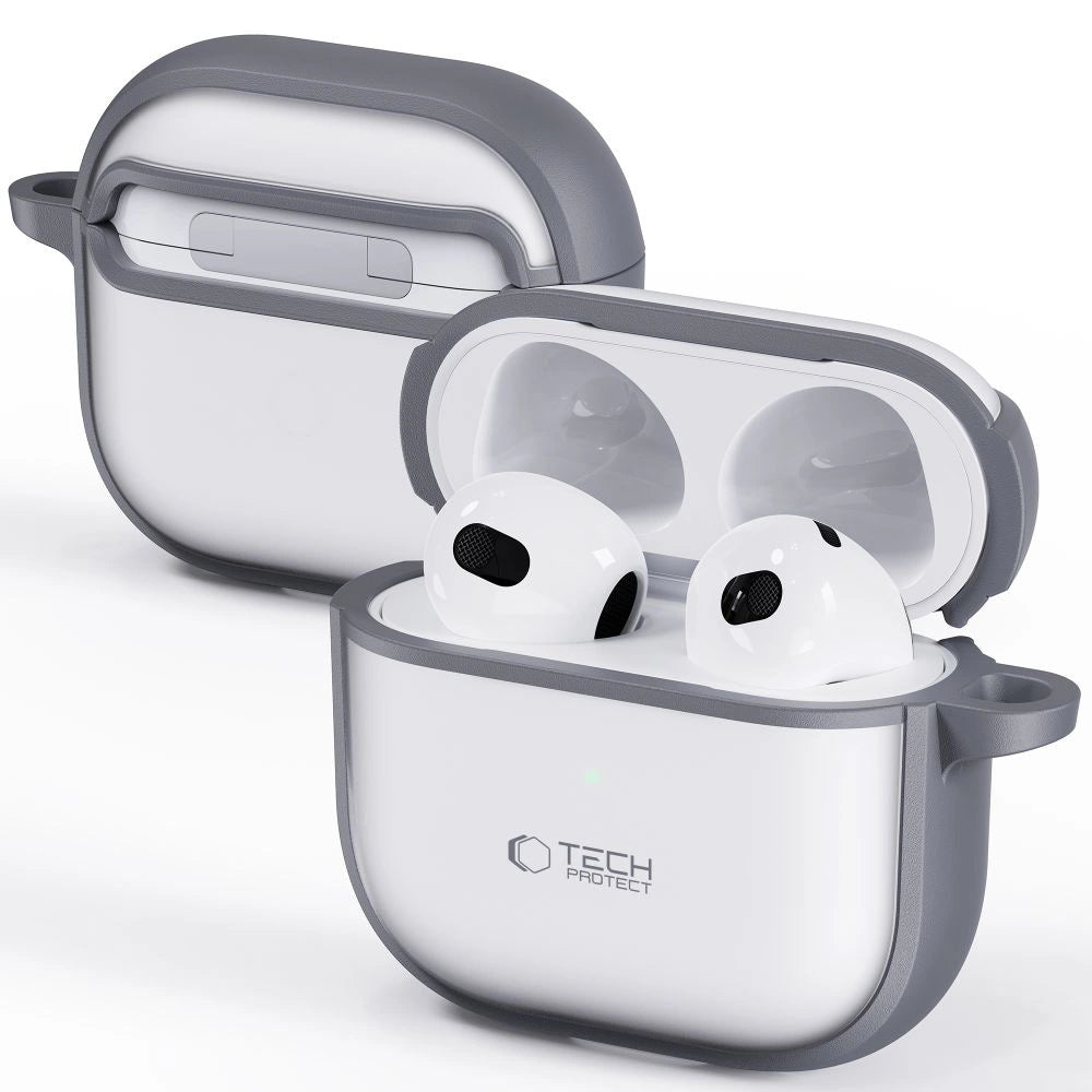 Tech-Protect Slim Hook Case for AirPods 4 - Gray