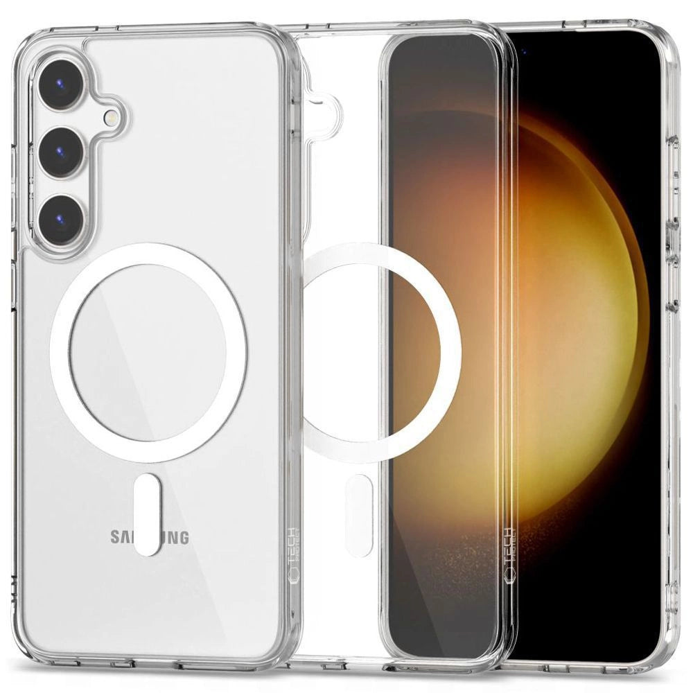 Tech-Protect FlexAir Hybrid MagSafe Case til Samsung Galaxy S24 FE - Gennemsigtig