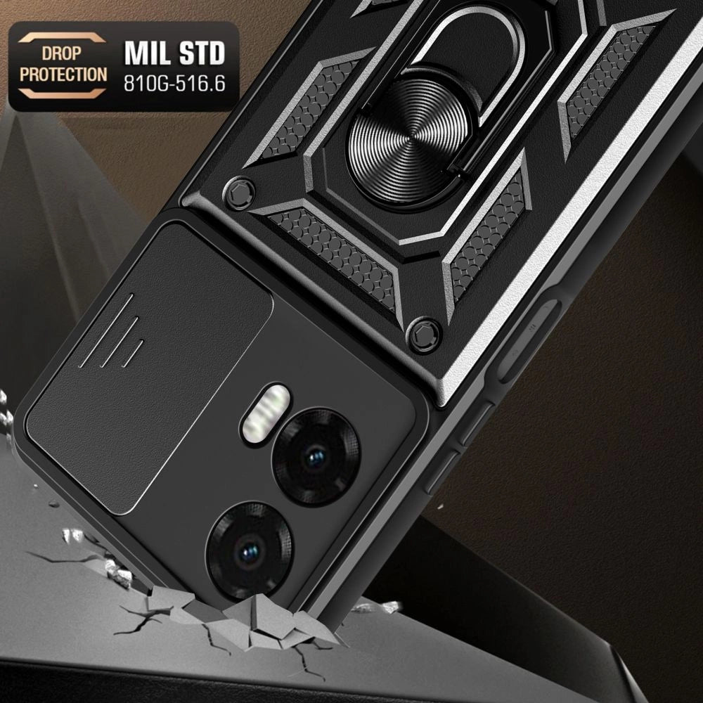 Tech-Protect CamShield Pro Case til Motorola Moto G35 5G - sort