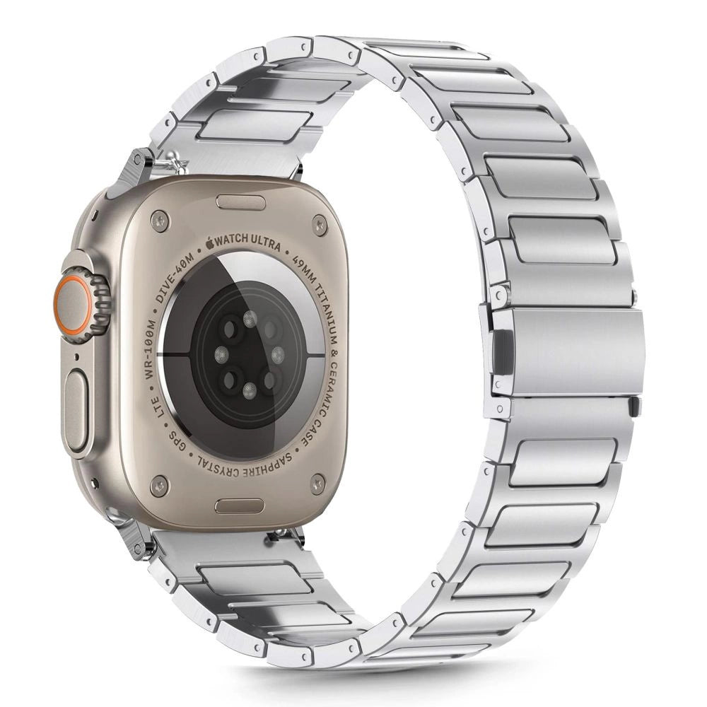 Tech-Protect rustfrit armbånd til Apple Watch 44 / 45 / 46 / 49 mm - Silver
