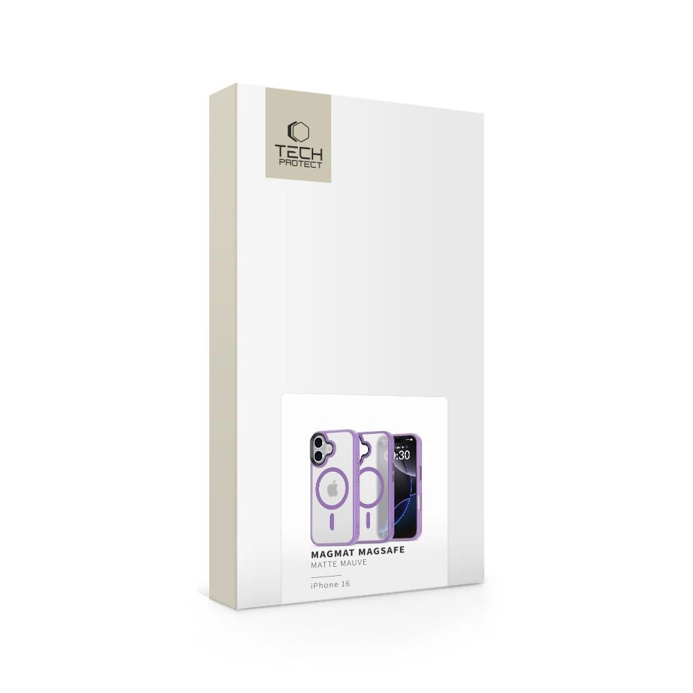 Tech-Protect MagMat MagSafe iPhone 16 Case - lilla