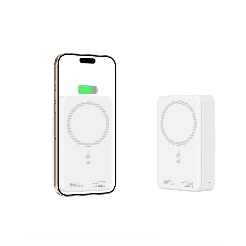 Powerbank Tech-Protect PB12 LifeMag MagSafe 20000MAH - hvid