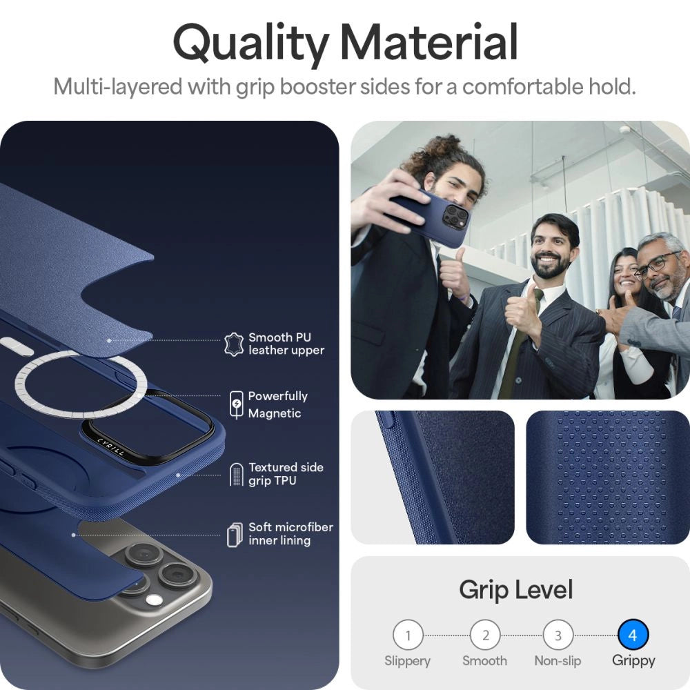 Spigen Cyrill Kajuk Mag iPhone 16 Pro Case - Blå