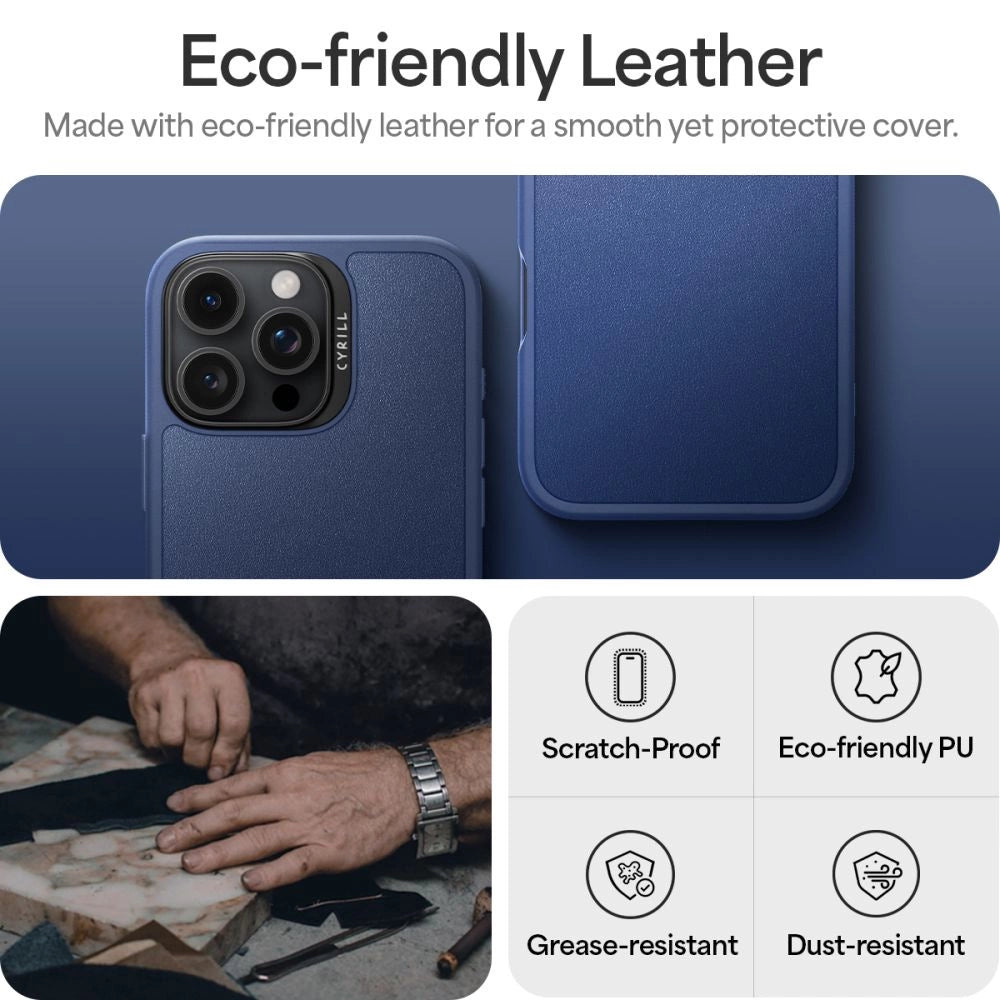 Spigen Cyrill Kajuk Mag iPhone 16 Pro Case - Blå