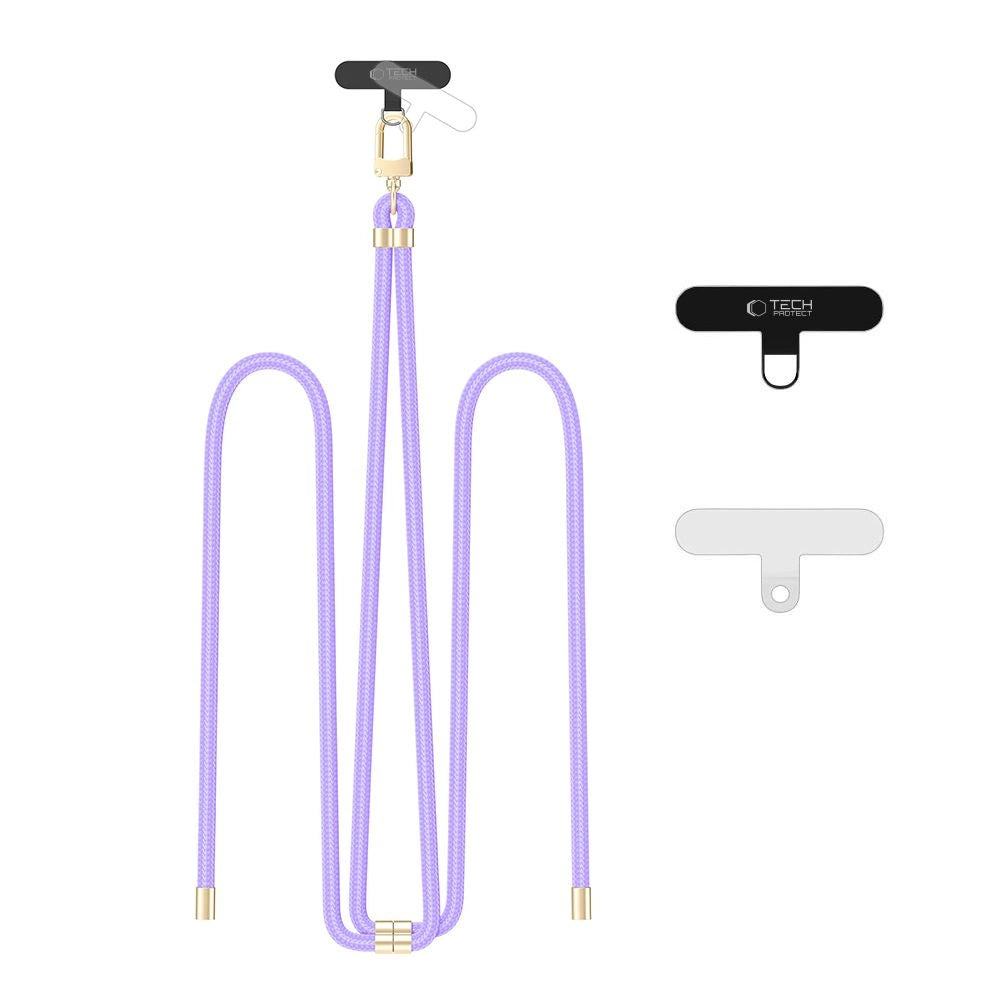 Tech-Protect C7S Rope Crossbody Strap Leash - lilla