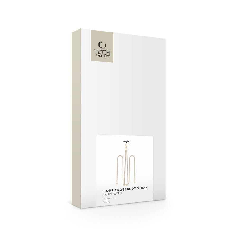 Tech-Protect C7S Rope Crossbody Strap Leash - beige