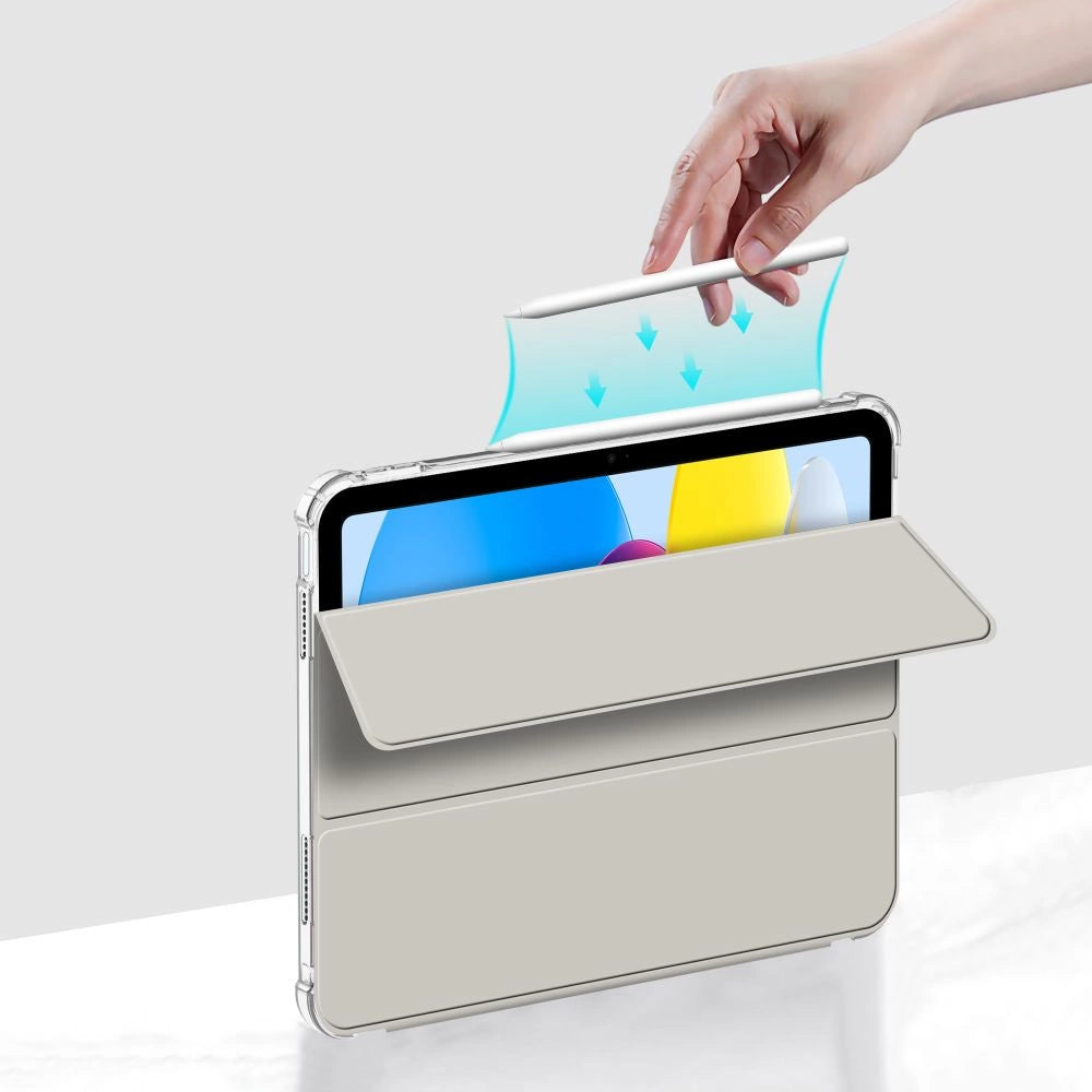 Tech-Protect SC Pen Hybrid Case til iPad 10 / 2022 - Grå - Transparent