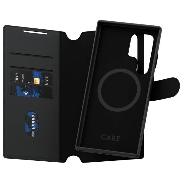 CARE af PanzerGlass Feature Tango 2in1 Wallet Case til Samsung Galaxy S24 Ultra - sort