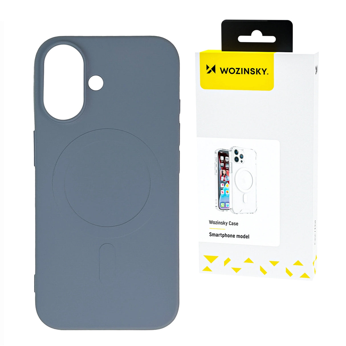 Wozinsky Silicone Case Magsafe Magnetisk Case til Samsung Galaxy S25+ - Grå