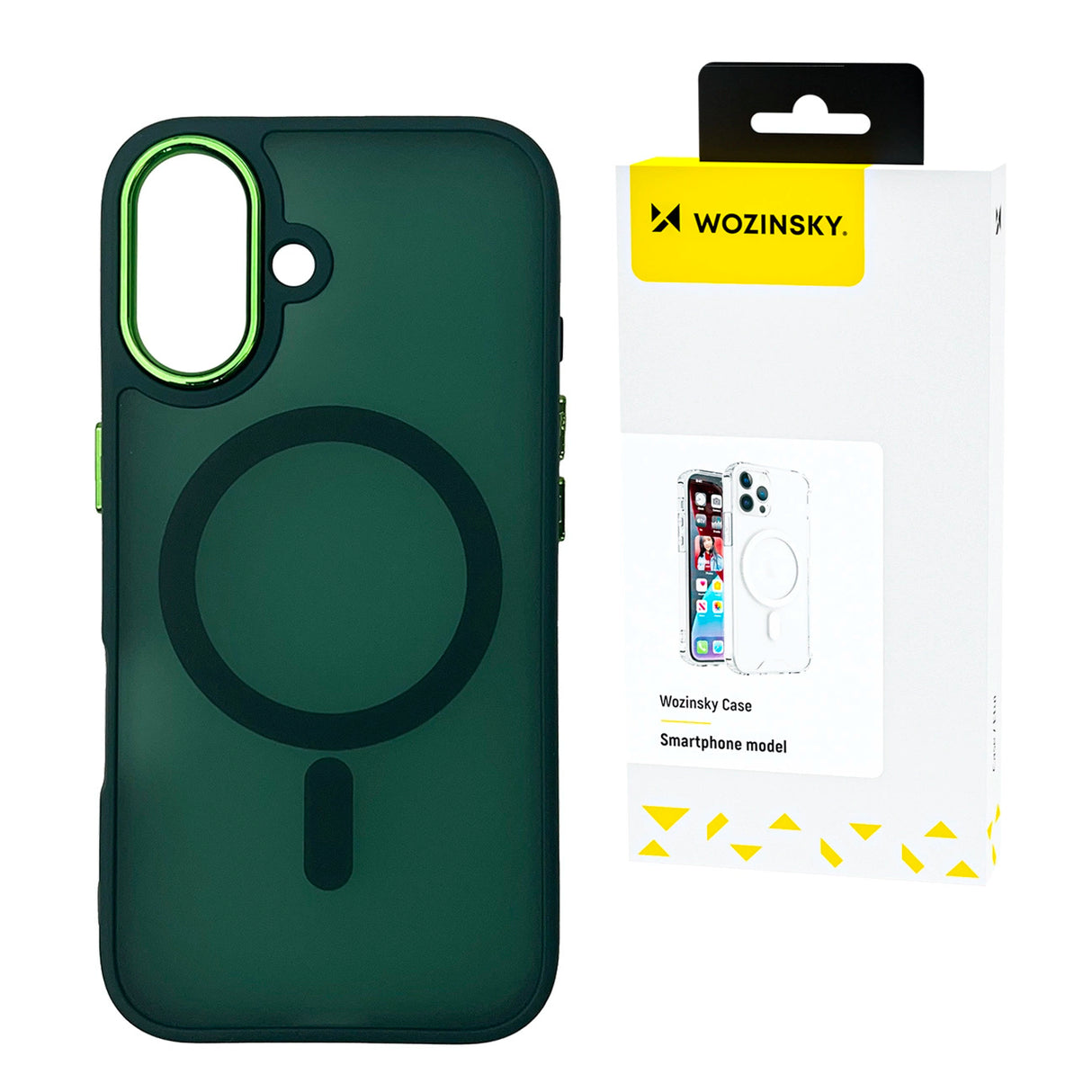 Wozinsky Fashion Case MagSafe til Samsung Galaxy S25 - Grøn