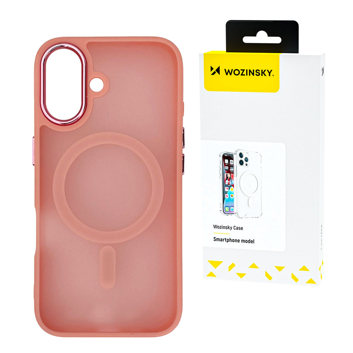Wozinsky Fashion Case MagSafe til Samsung Galaxy S25 - Pink
