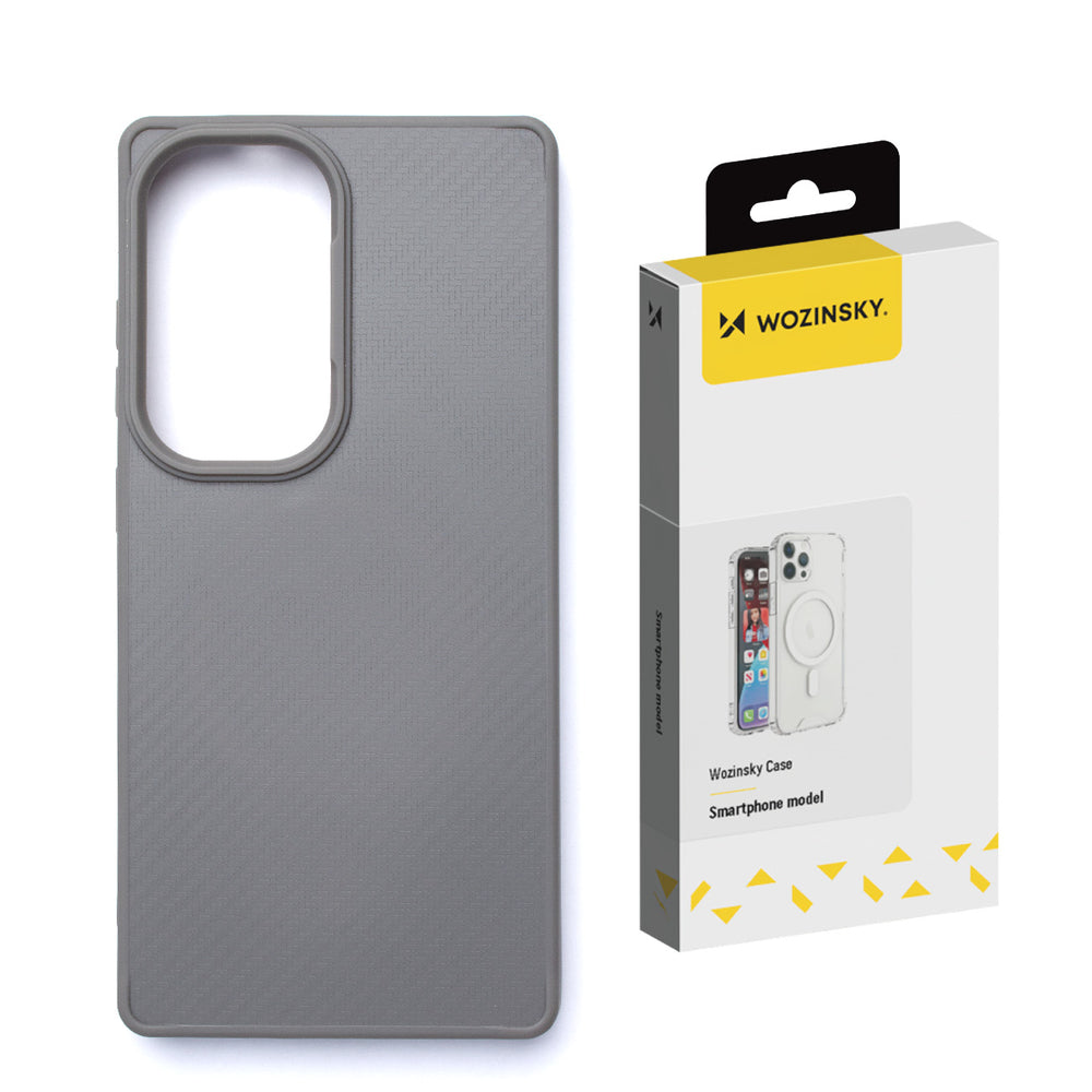 Wozinsky Carbon Fiber Case med MagSafe til Samsung Galaxy S25 - Grå