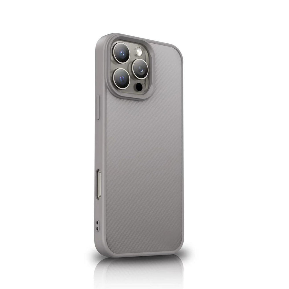 Wozinsky Carbon Fiber Case med MagSafe til Samsung Galaxy S25 - Grå