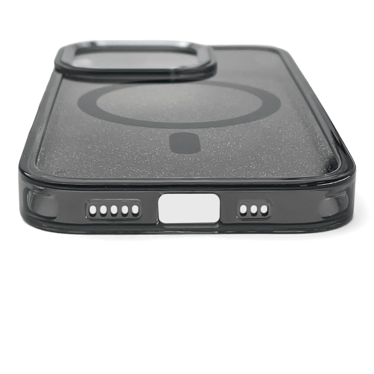 Wozinsky Glitter Case med Mag Safe til Samsung Galaxy S24 FE - sort med glitter