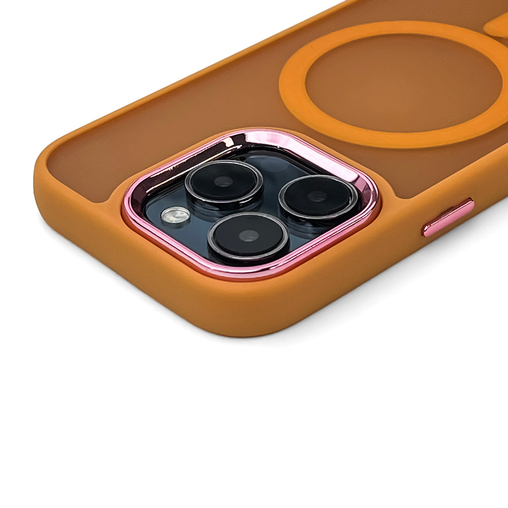 Wozinsky Fashion Case med MagSafe til Samsung Galaxy S24 FE - Orange