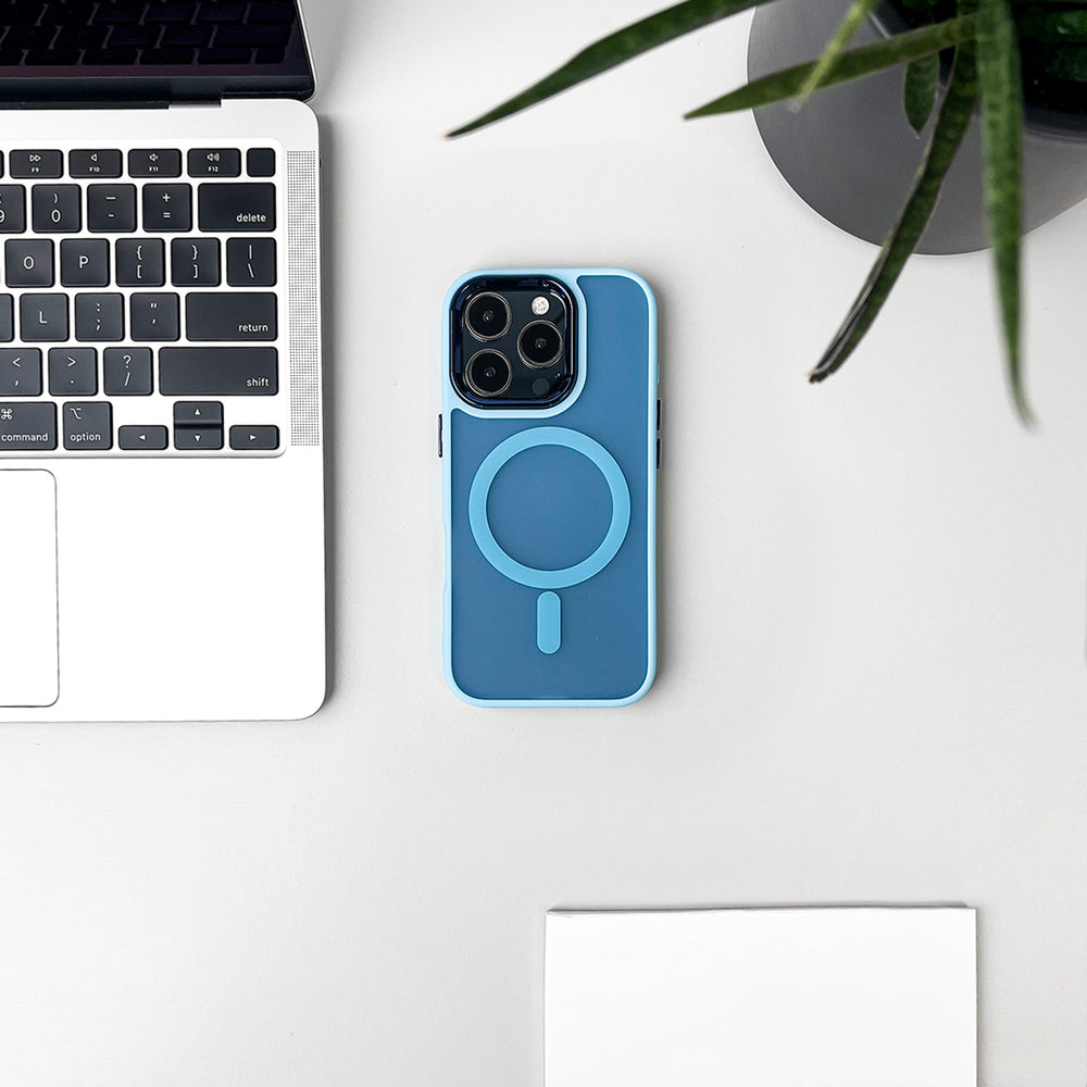 Wozinsky Fashion Case med MagSafe til Samsung Galaxy S24 FE - Blå