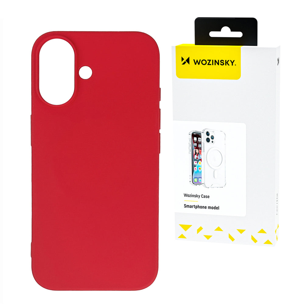 Wozinsky Silicone Case til Samsung Galaxy S24 FE - rød