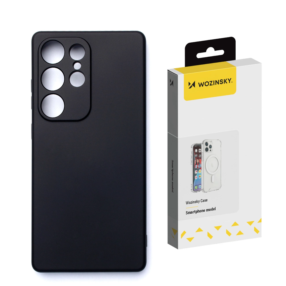 Wozinsky Soft Case til Samsung Galaxy S24 FE - sort