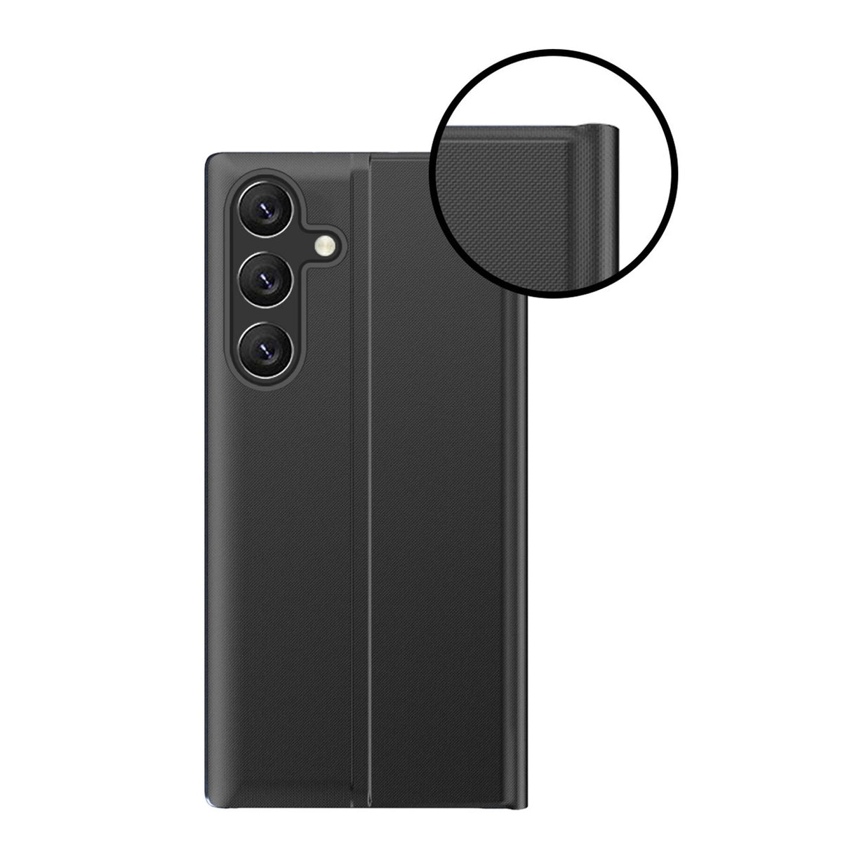 Ny Sleep Case Flip Cover med Stand Function til Samsung Galaxy A26 - sort