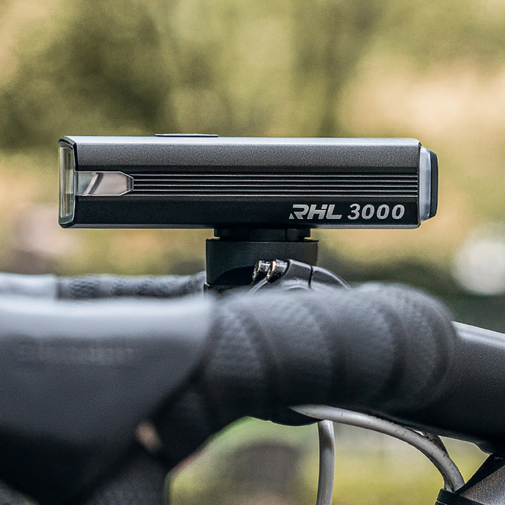 Wozinsky Front Bike Light + USB-C Cable (3000 lm) - Black