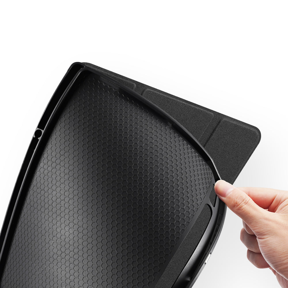 Dux Ducis Domo sammenklappeligt dæksel til tablet med Smart Sleep-funktion Samsung Galaxy Tab S8/S9 Ultra stativ sort