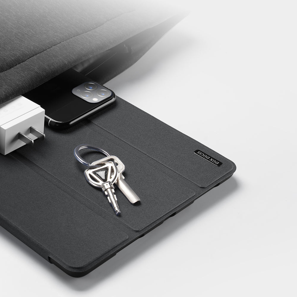 Dux Ducis Domo sammenklappeligt dæksel til tablet med Smart Sleep-funktion Samsung Galaxy Tab S8/S9 Ultra stativ sort