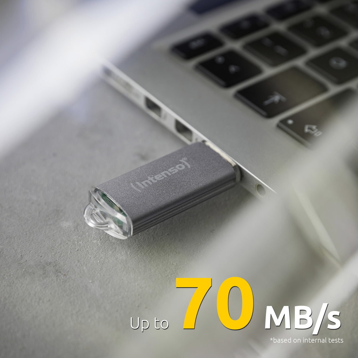 Intenso MEMORY DRIVE FLASH USB3.2 64GB/3541490 USB-nøgle USB Type-A 3.2 Gen 1 (3.1 Gen 1) Sølv