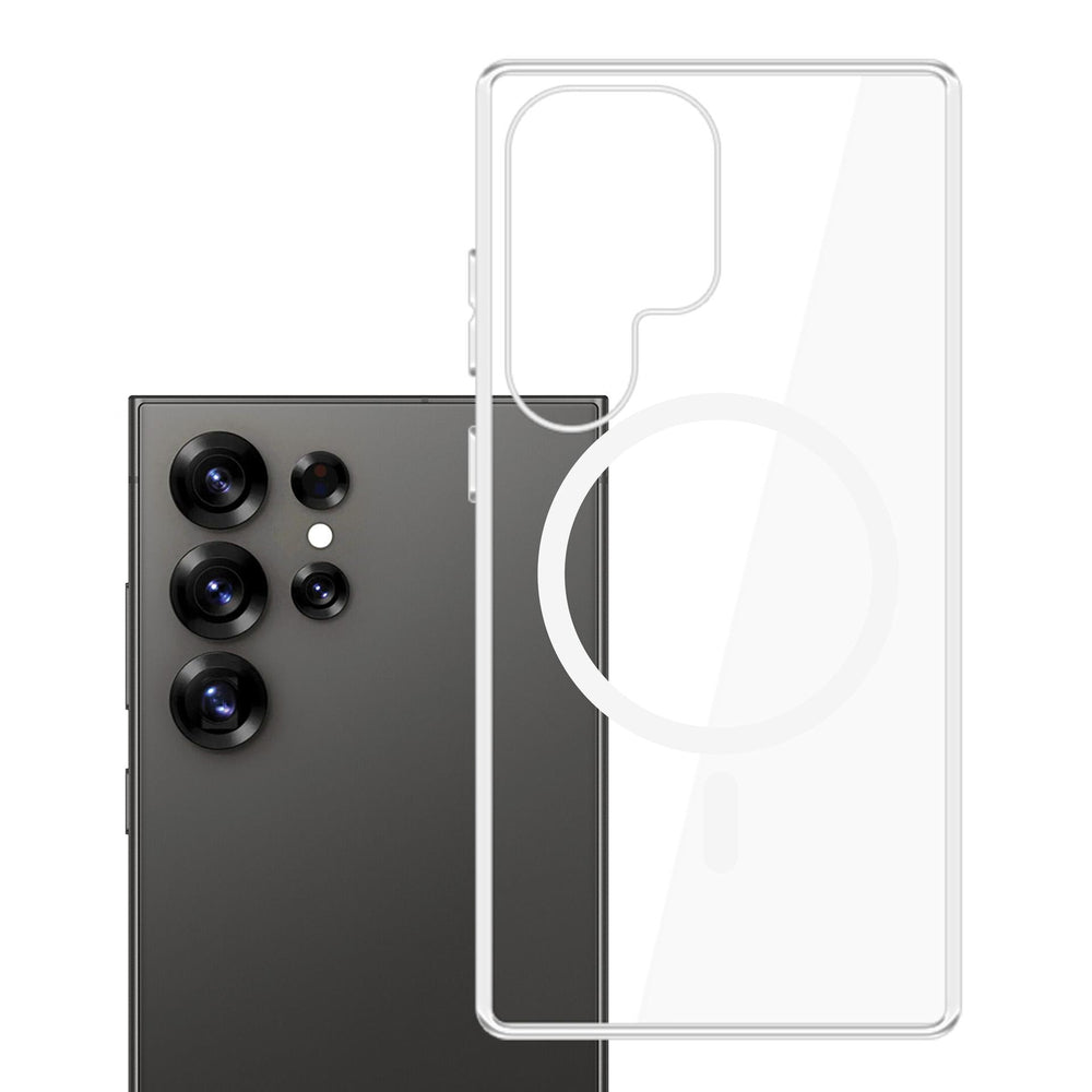 3mk Clear MagCase til Samsung Galaxy S25 Ultra - gennemsigtig