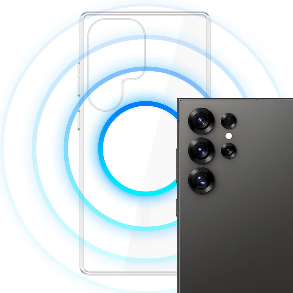 3mk Clear MagCase til Samsung Galaxy S25 Ultra - gennemsigtig