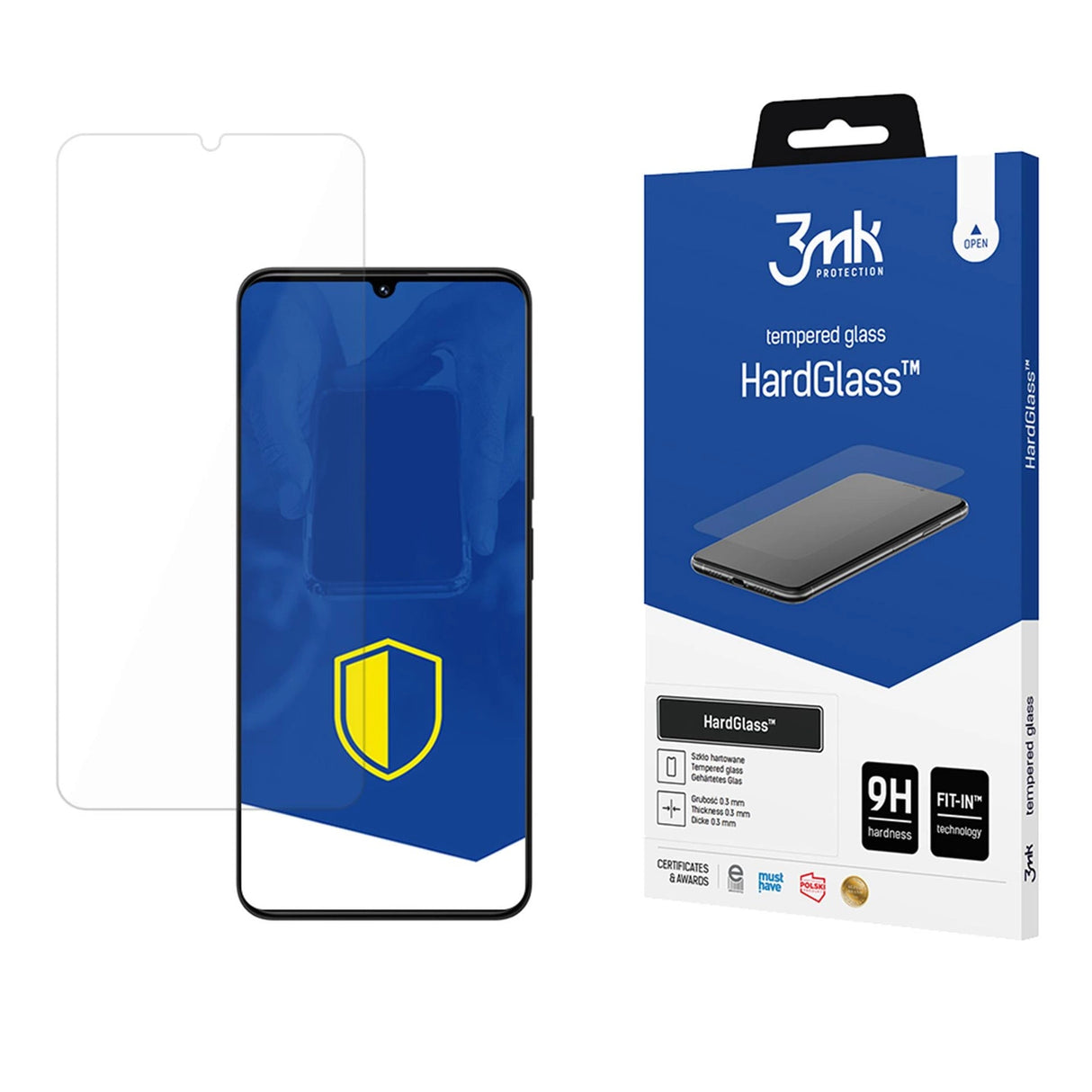 Hærdet glas 3mk HardGlassTM til Xiaomi Poco C75