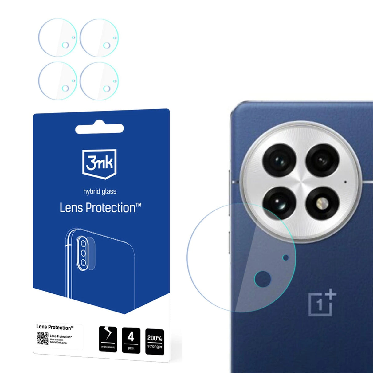Hybridglas til kameraobjektiv 3mk Lensbeskyttelse til OnePlus 13