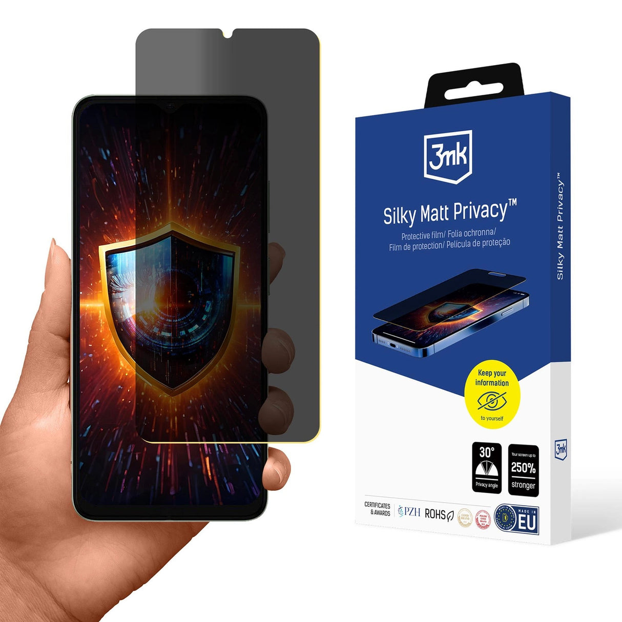 3mk Silky Matt Privacy Privacy skærmbeskytter til uleFone Note 19