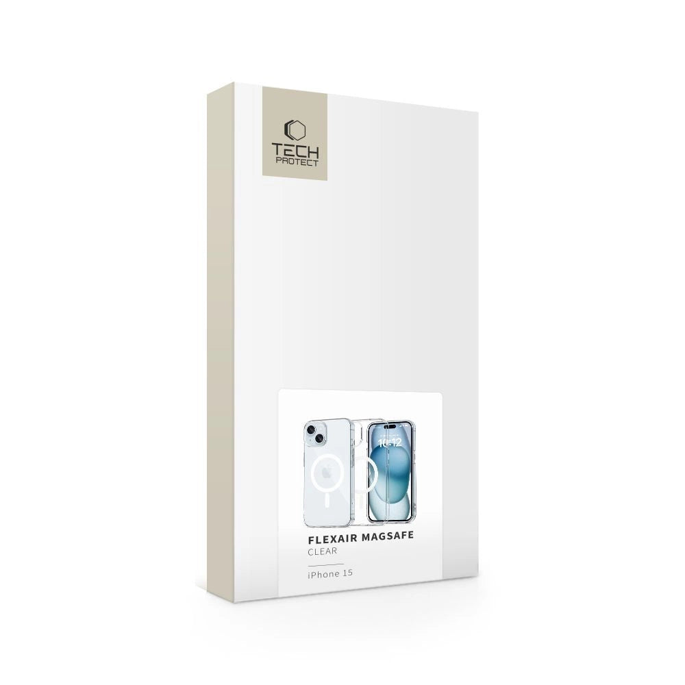 Tech-Protect FlexAir MagSafe iPhone 15 Case - klar