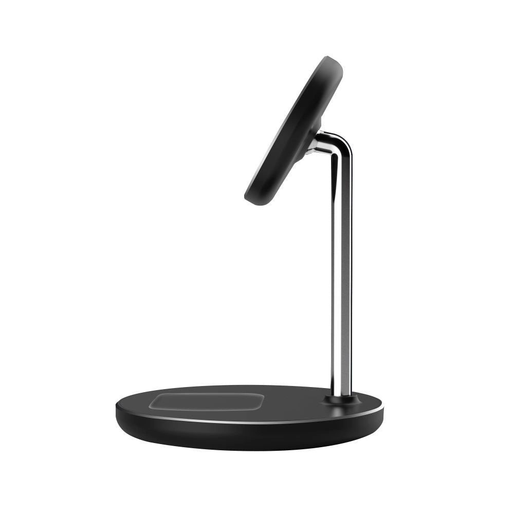 Tech-Protect QI15W-A39 2in1 MagSafe-opladningsstation - sort